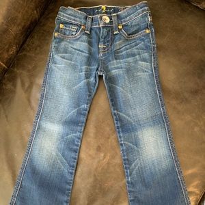 7 for all mankind Toddler size 4 jeans